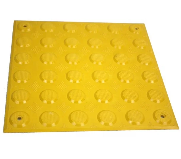 good price high quality safety tactile indicator FRP TPU PVC material guiding paving tile stud blind road tactile indicator tile