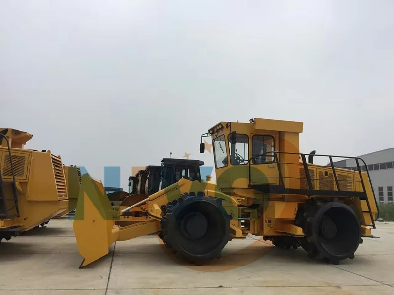 YL203 20ton nivo refuse compactor 4WD trash compacting machine 20-35ton remote control garbage landfill compactor or parts