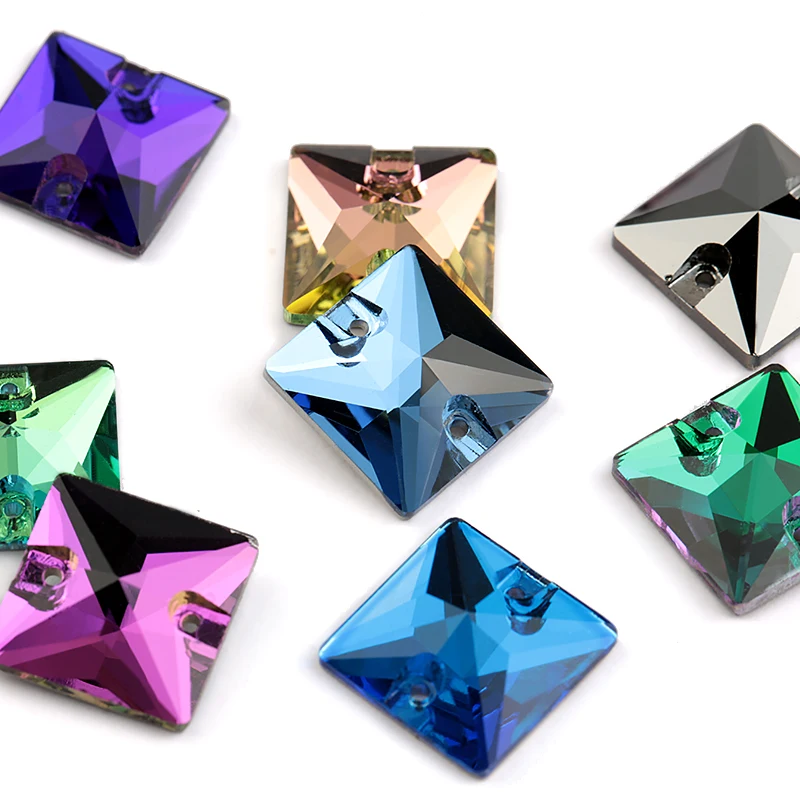 AAAAA Sew On Stone Top Quality Color Crystal Glass Rhinestones Sewing On Accessories DIY Garment Dress Making