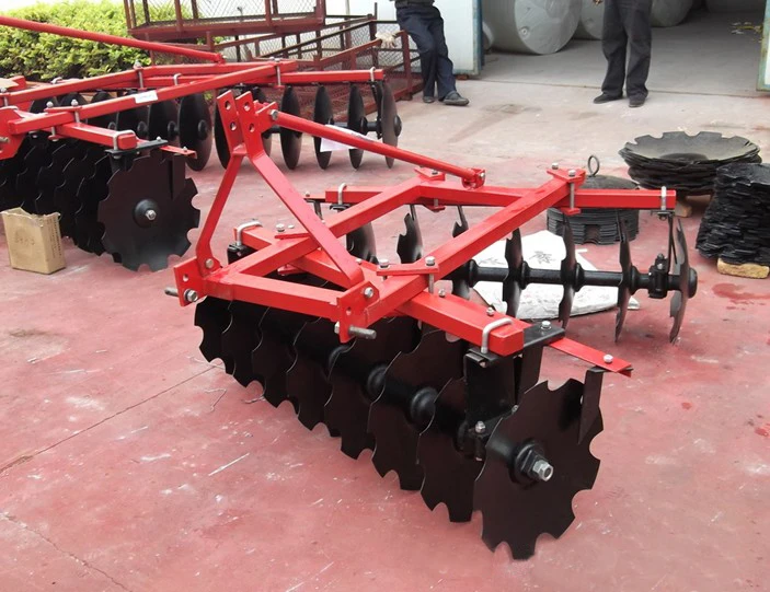 Farm machinery agriculture hydraulic disc harrow 24 blades mini offset heavy duty disk rotary tractor power harrow for sale