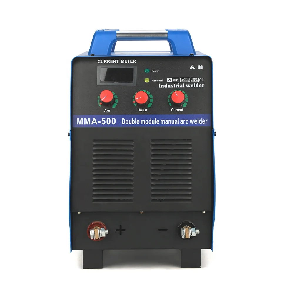 Stabling welding 380V 15KVA 500A IGBT double module manual arc welder mma welder industrial mma 500 amp welding machines