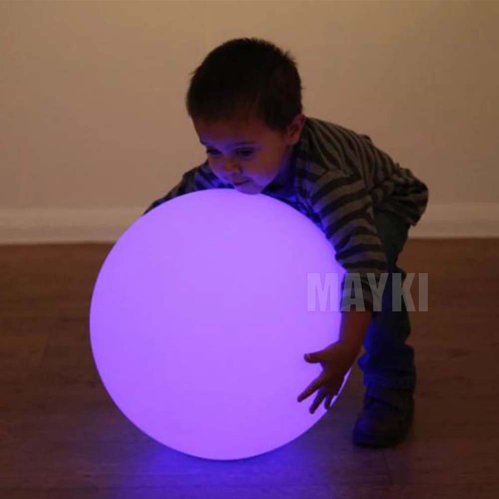 Outdoor Globe Lawn Lamps Home Decoration Rechargeable LED Light Ball Sensory Lights for Autistic Children