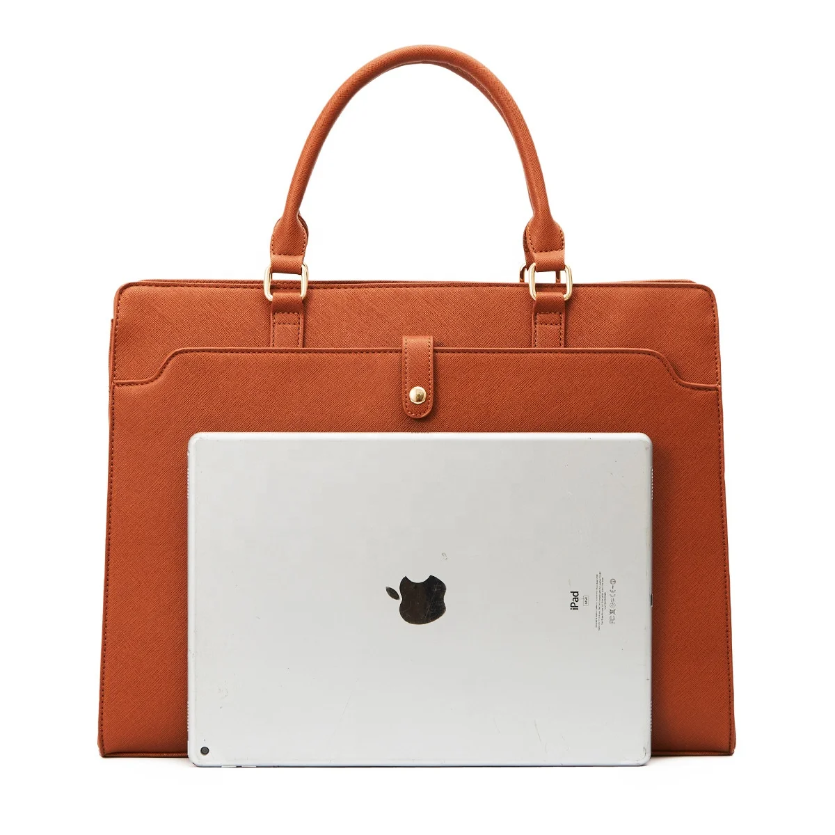 Large Capacity Handbag 15.6 Inch Computer Tote Bag Waterproof PU Leather Briefcase Business Office Bag Laptop Bag for Women