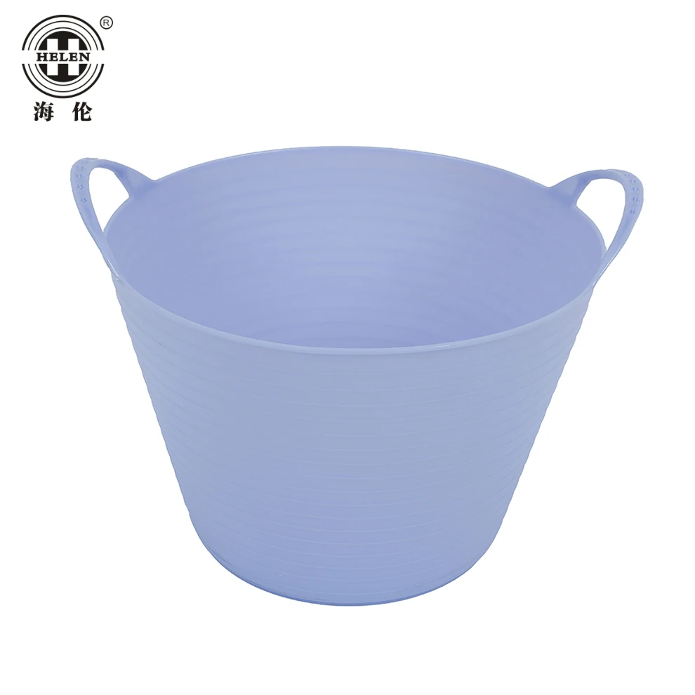 Hot Sell PE Flexible Tubs/Storage /Builders /Garden Bucket  with Two Handles 25 Litre Plastic Bucket