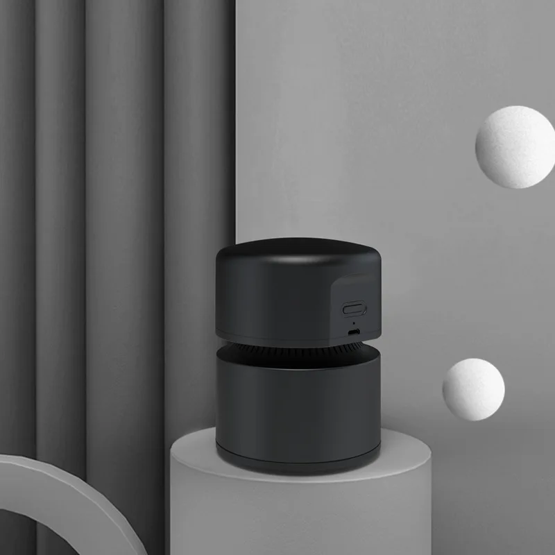 2022 New Portable Dry Dust Sweeper Small Office Desktop Vacuum Cleaner Table Mini Desk Vacuum Cleaner 1800mAh for Home/ Office