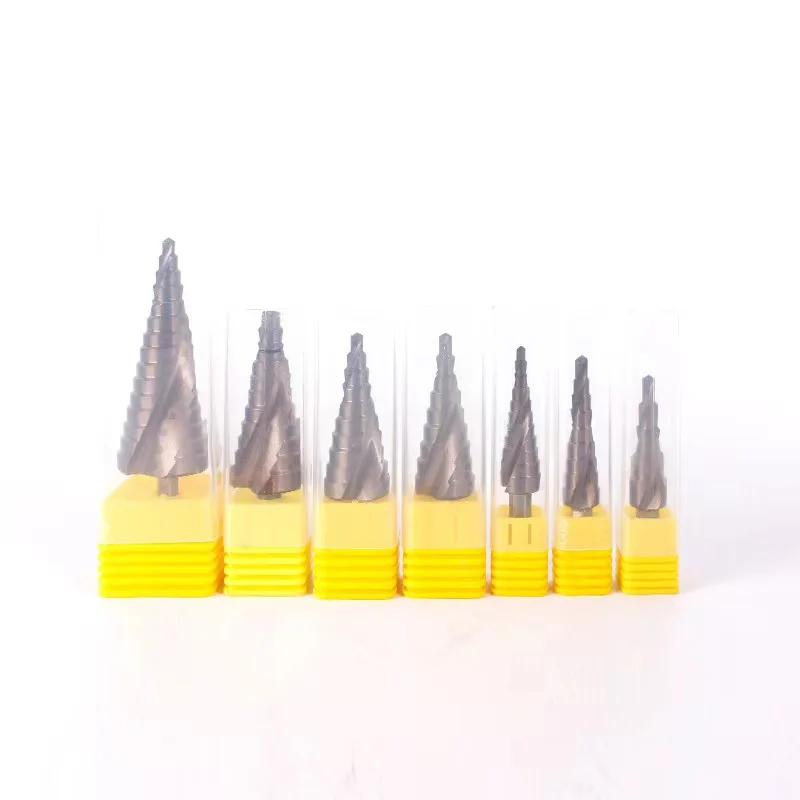 Кобальтовые сверла из быстрорежущей стали 4241, 4-32 мм, треугольные спиральные ступенчатые сверла из быстрорежущей стали для металла