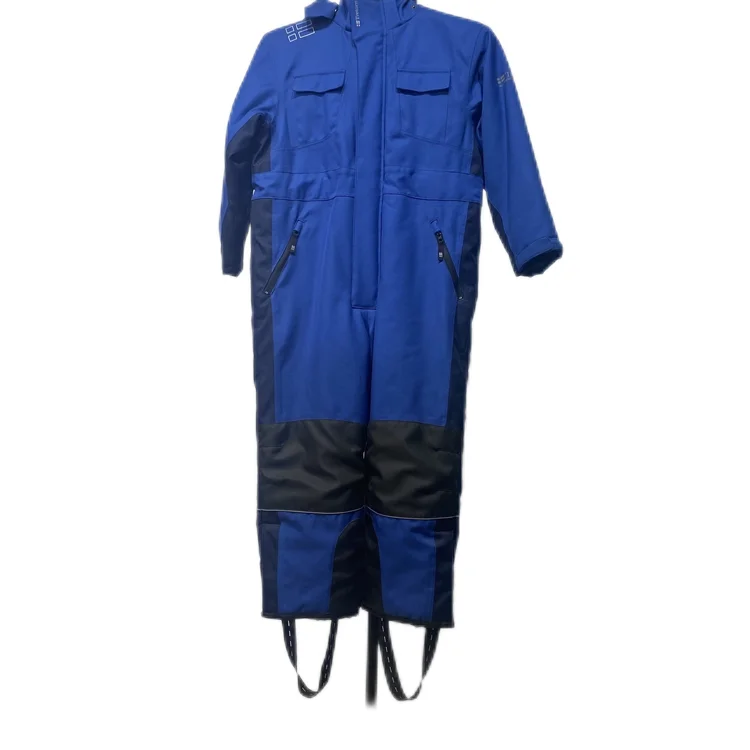 Chinese factory kid ski suit jumpsuit snow one piece winter waterproof