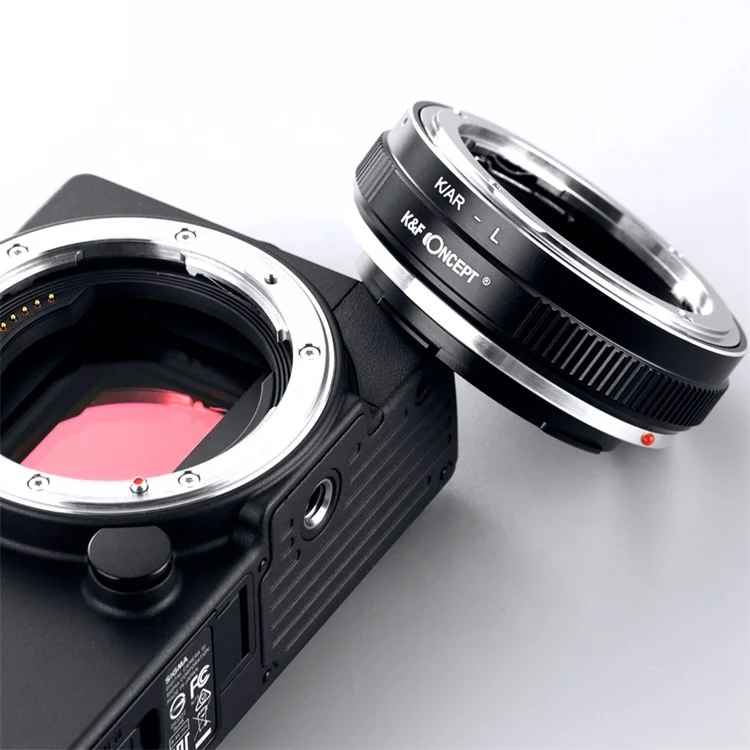 K&F Concept High Precision Lens Mount Adapter for Konica AR mount lenses to Leica L Camera Body