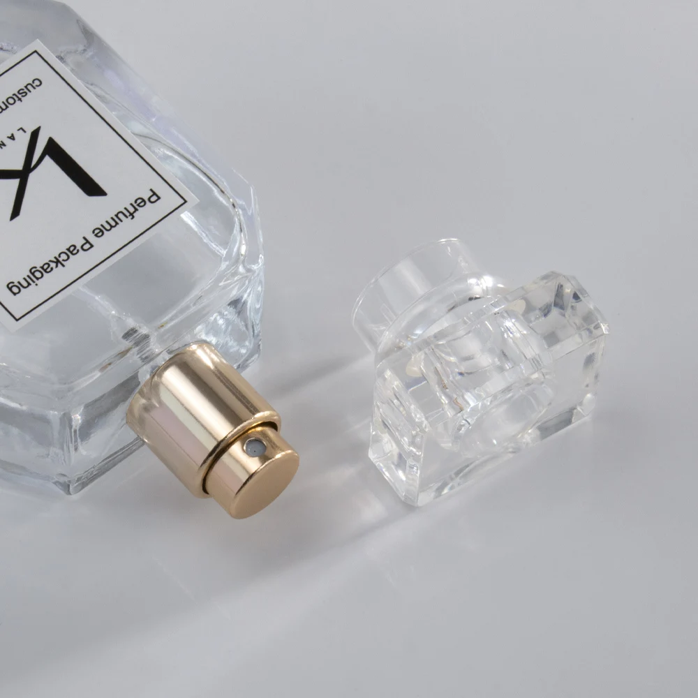 Luxury Custom Perfume Bottle 100ml 50ml Irregular Shape Perfume Glass Bottle Empty Perfume Bottles