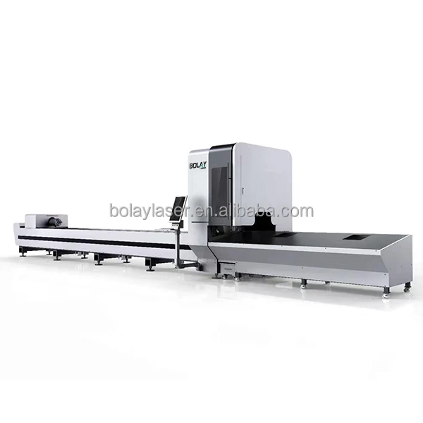 Pipe laser cutting machine cutting channel steel 3000w laser pipe cutting machine manufacturers supply