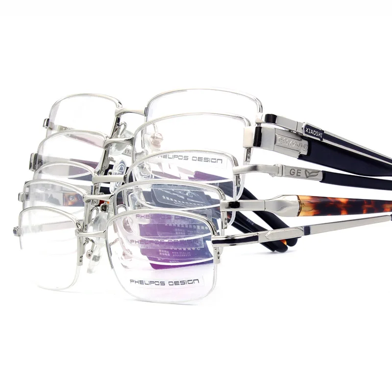 High Quality Unisex Metal and PC Optical Glasses Frames Discounted Price for Men and Women Full Rim and Half-Rim Options