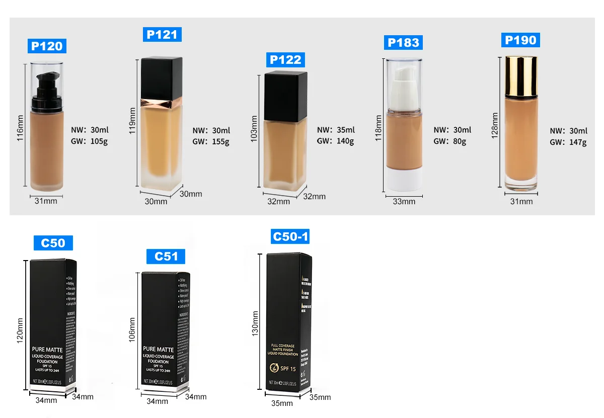 Coeovo 17 видов цветов БАЗА de maquillaje тональный крем матовый полный охват тонального крема кисточка для