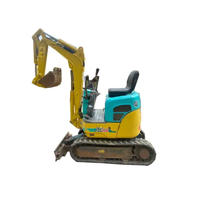 mini excavator Used YANMAR SV08-1A small digger excavator