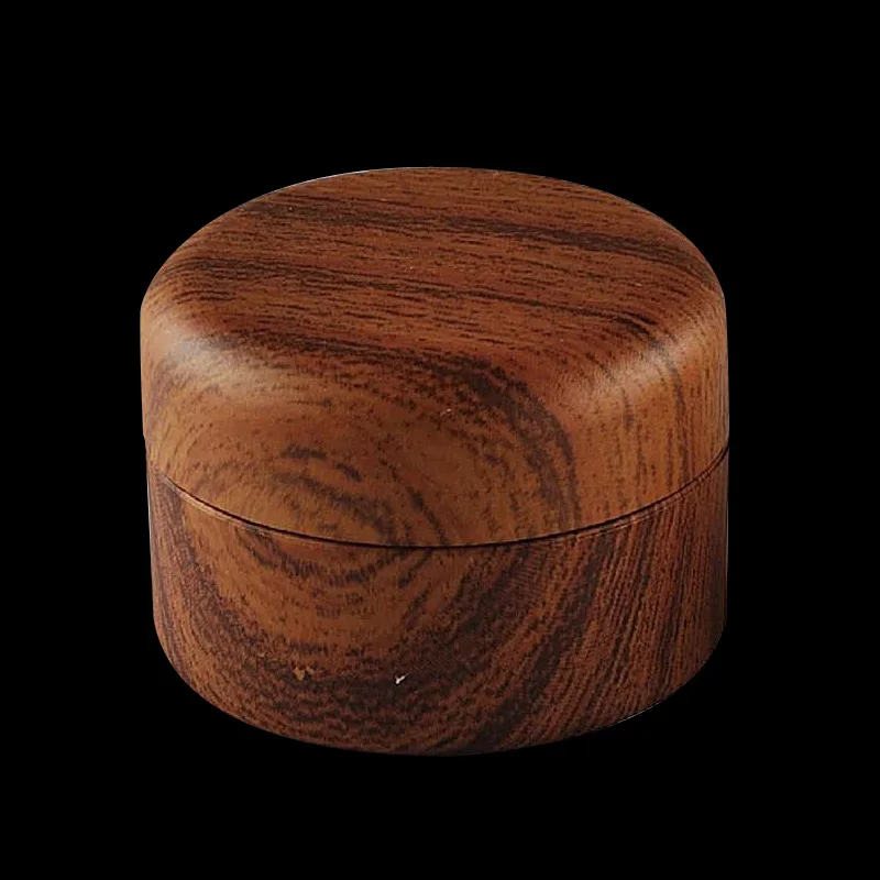 20ml wood grain plastic cosmetic cream empty jar