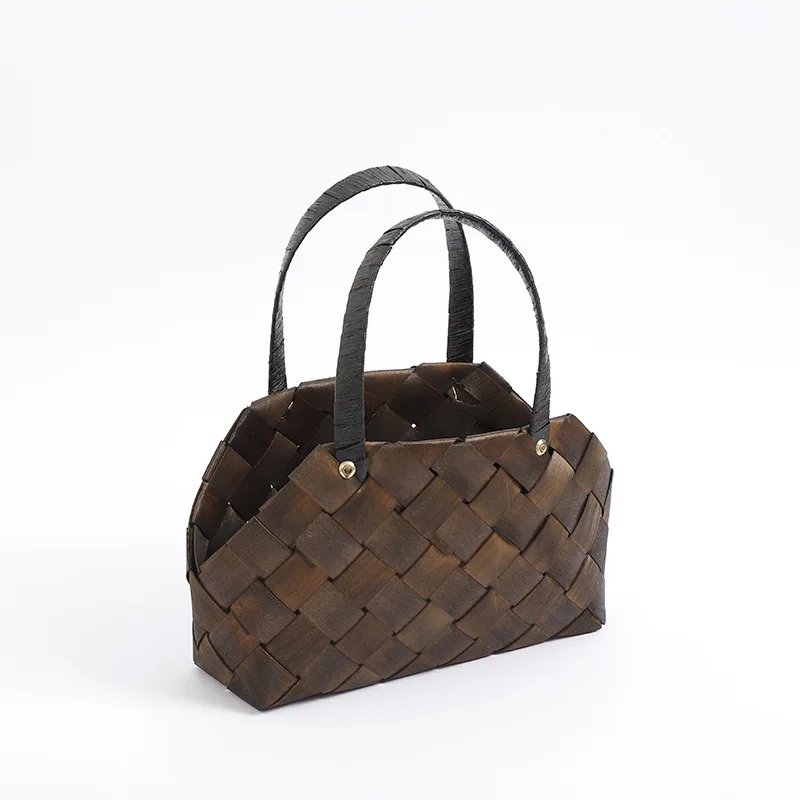 Best Selling Bamboo Basket Rustic Handmade Flower Natural Bamboo Planter Basket Modern Decorative Competitive Price