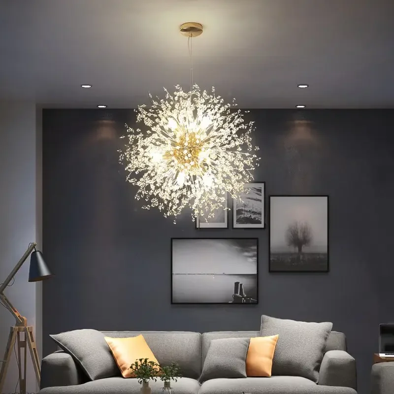 KTW factory wholesale luxury decorative indoor home hotel villa round 8 9 12 16 bulbs modern crystal chandelier