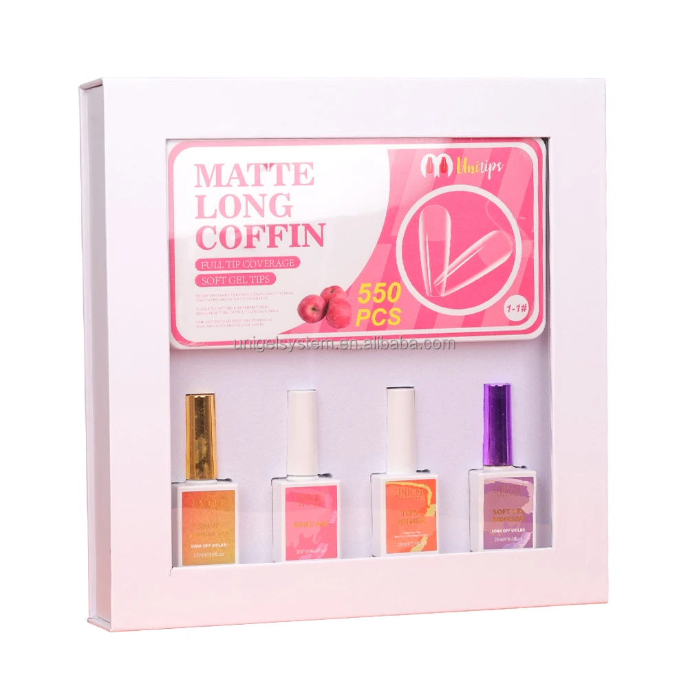 Hot Selling ACID-FREE Primer Acrylic UV Gel Base Coat Top coat Nail tips Customized package