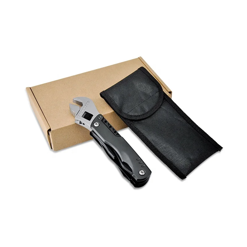 
Multi-function tool with LED flashlight and screwdriver torque wrench 