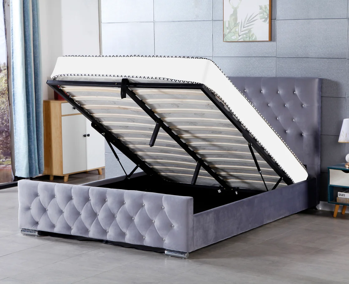 Italian carved beds royal furniture antique bedroom