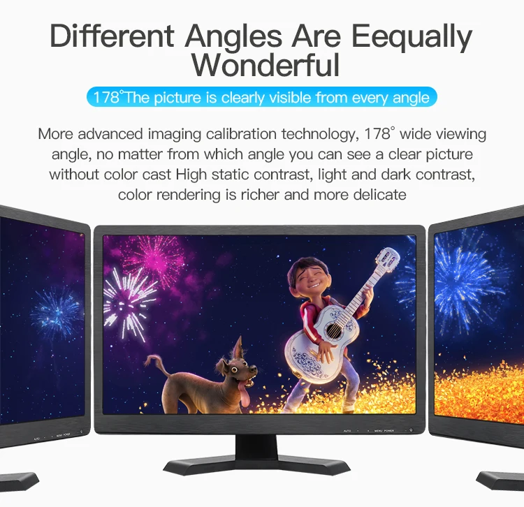Оптовая продажа с фабрики Промышленный экран Hd Tft ЖК-экран компьютер светодиодный Hdmi Vga мониторы 12 В промышленность по низкой