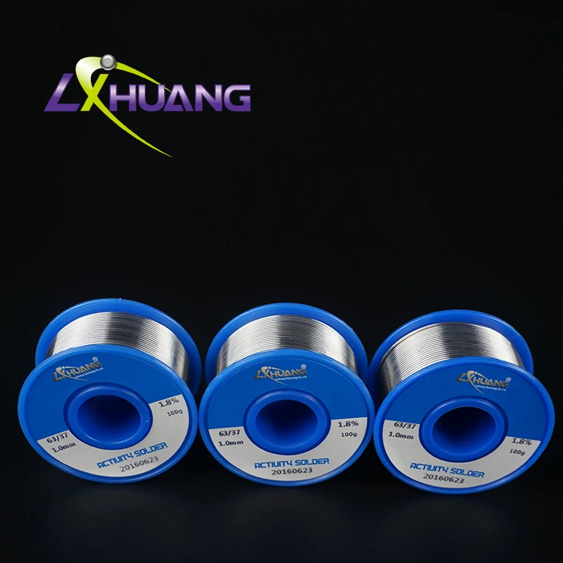 Lichuang good quality 60/40 63/37 tin solder wire price free sample soldering lead tin wire flux cored welding wire 60/40