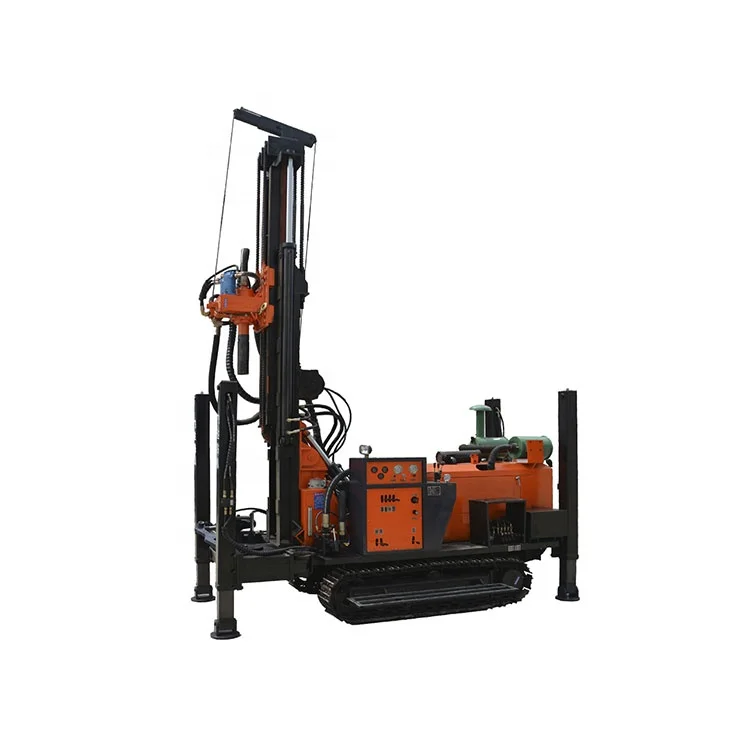 
Fy300 Crawler Hydraulic Machine Dual Motors Provide Power Deep Borehole Water Well Drilling Rig Machine 
