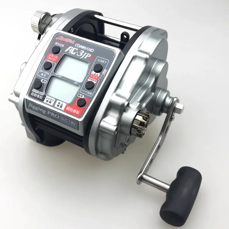 Японская оригинальная электрическая катушка Miya AC-3JPC-12V Marlin tuna fishing 12 В Рыболовная Авто джиггинг