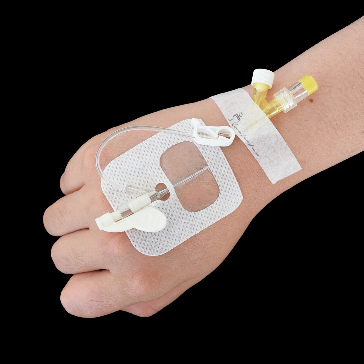 5*5.7cmSurgical Waterproof Transparent IV Catheter Cannular Securement Film Dressing First Aid Window frame pediatric