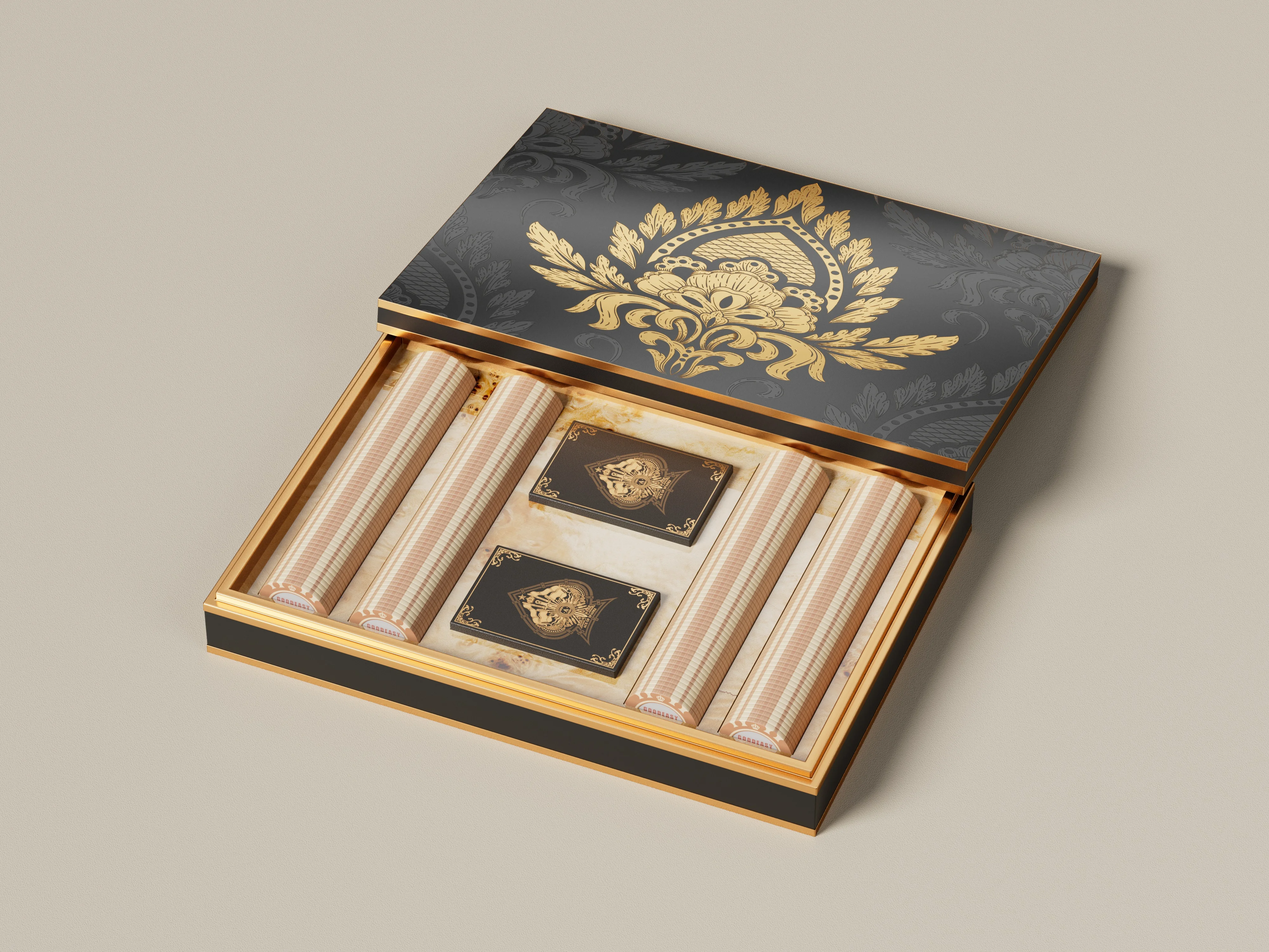 Playing Card Wood Box Wholesale Gold Playing Cards Wooden Box Plastic Playing Cards Rew Wood Box High Quality Poker Storage