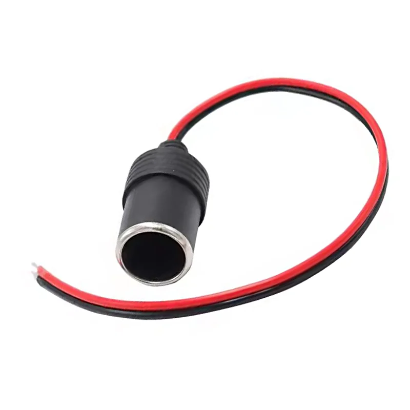 12V-24V Car Charger Power Cigarette Lighter Female Socket Cable Plug Adapter, Car Cigarette Lighter Splitter Plug for Boat RV
