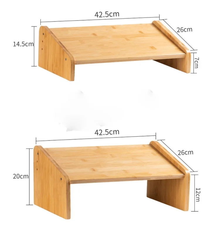 Foot Rest Stool Bamboo Office Footrest Stool Under The Desk Legs Footstool Handy Tool