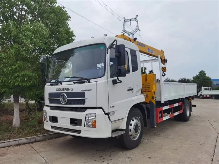Dongfeng 4*2 Truck Mounted Crane Selling in Africa 5ton 8ton for Sale