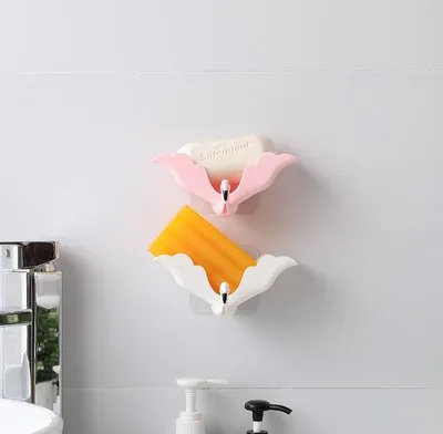 plastic Soap Holder Creative Flamingo shape Wall Mounted Soap Box Holder wall mounted adhesive soap holder S