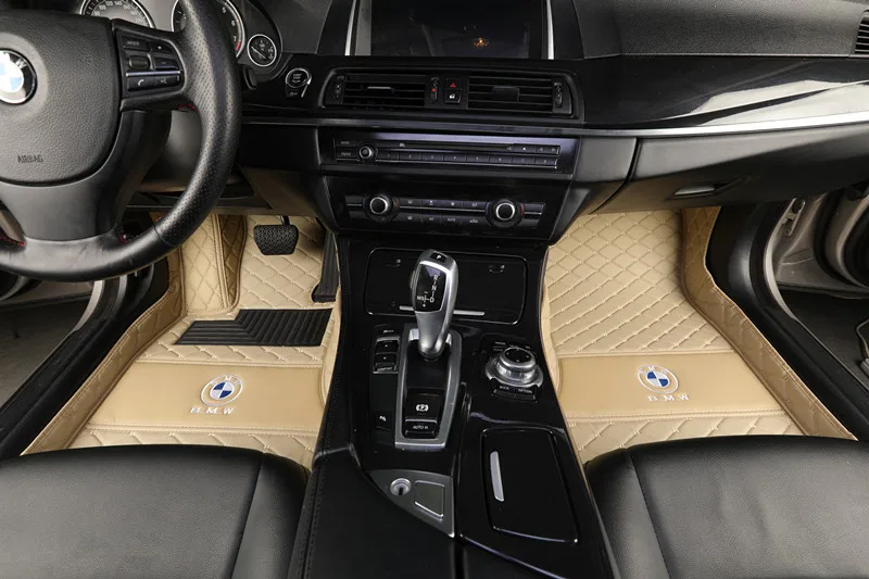 
China manufacture Car decoration Accessories interior leather diamond car floor mats 