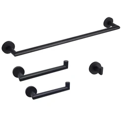 Modern Nordic China Luxury Wall Mounted Towel Ring Shower Decor Product Set 4 pcs Fittings Hotel Toilet Bathroom Accessories Set