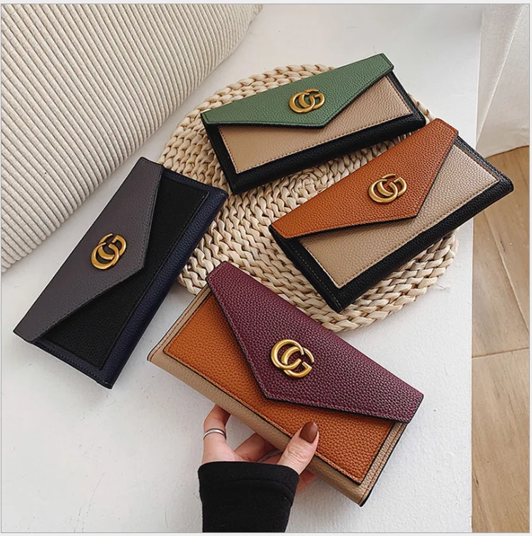 2021 Wholesale Women Long Wallet Phone Match Of Simple Fashion Ladies Wallet of Europe And America