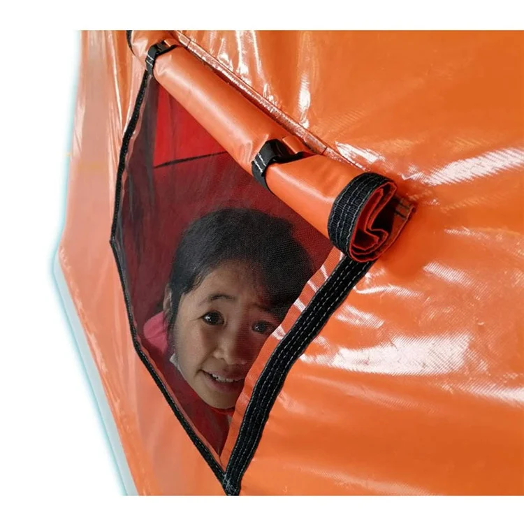 Newest inflatable water floating tent raft for playground