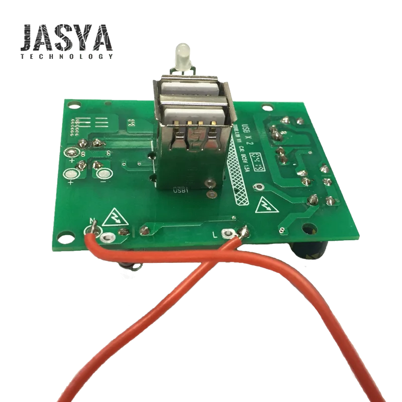 5v 1a 2a 2.5a 3a 3.5a wall charger PCBA dual USB mobile charger pcb assembly