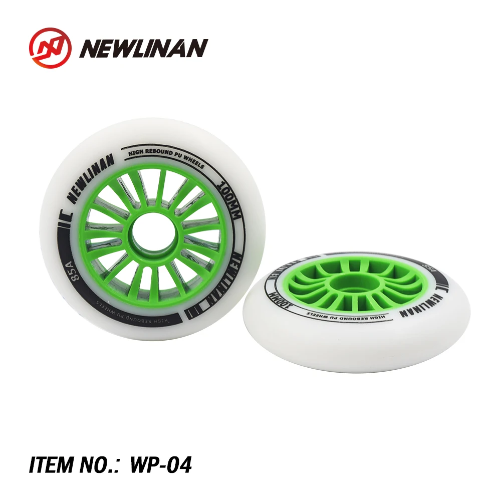 
Inline speed skate PU wheels ABS core Durable Size 100mm wheel 