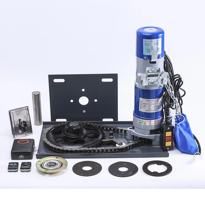 Manufacturers direct sales motorized garage door side ac 500kg rolling roll up shutter motor relay price