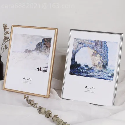 Custom Size Pattern Creative Christmas Carved aluminum Photo Frame PS frame picture MDF PVC as you want 2021