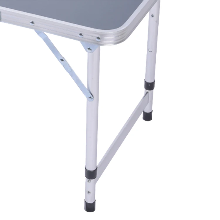 Manufacturer can customize wholesale folding table outdoor stall small table portable metal camping field table and chairs