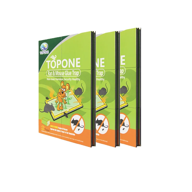 TOPONE Mouse Glue Trap Highly Sticking Rat Traps Catching and Holding 22*17CM OEM