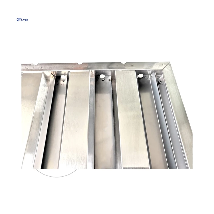 Customized Wholesale Commercial Kitchen Hood Oil Filter Baffle Filter Grease Filter