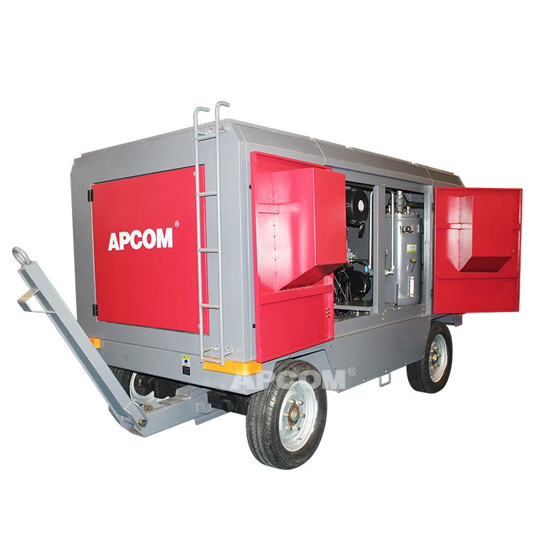 Diesel Truck Engine Air-compressors 15bar 18bar 700 500 cfm Air Compressor for Drilling rig