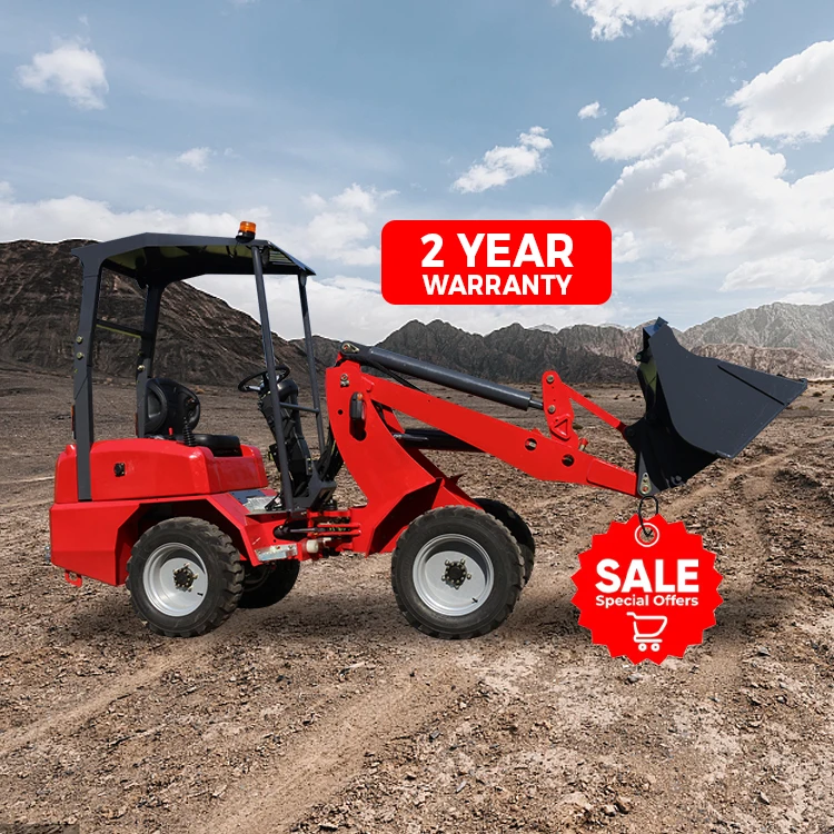 MAP H180 mini loader small wheel loaders hydraulic lift mini function Electric wheel loader with high quality