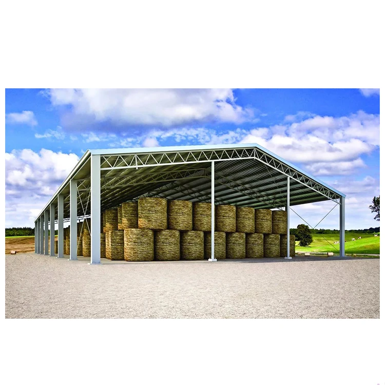 Недорогой сборный фермерский дом строительная стальная конструкция металлического
