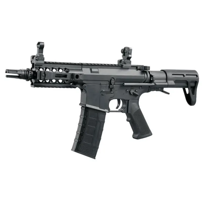 Well New M406P Powerful lithium battery toy airsoft gun M416 AEG toy gun, automatic semi-automatic rifle with 480 nylon gearbox