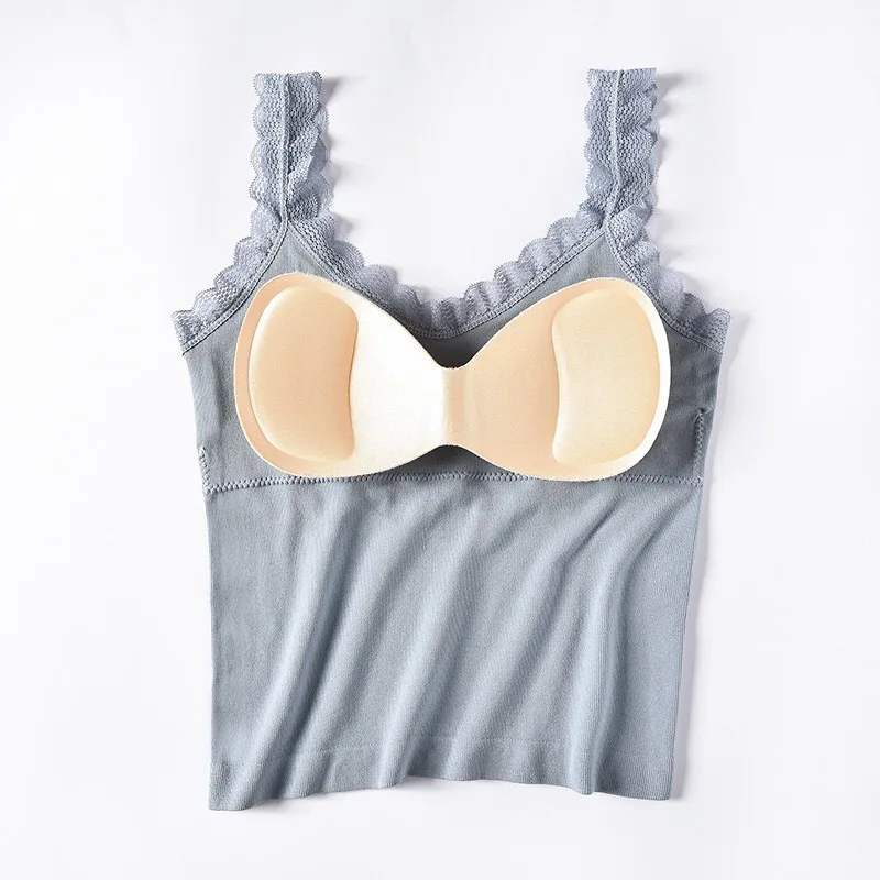 
Cheap Hot Sexy Inner Wear Lace Backless Women Padded Camisole 