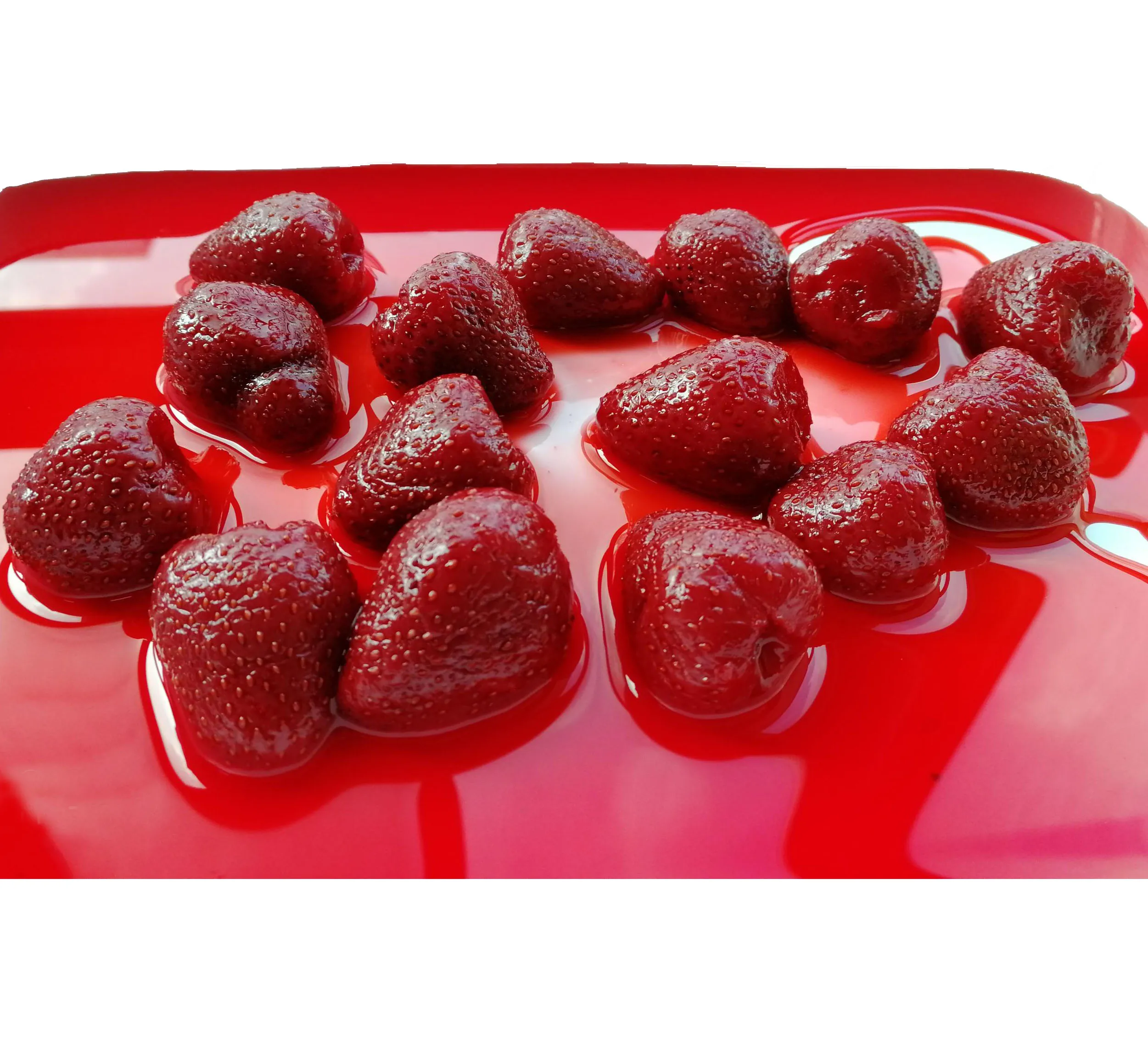 2022 New Season Good Quality Canned Strawberries In Syrup